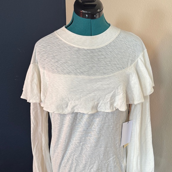 Nation LTD White Ruffle Top - Picture 3 of 7